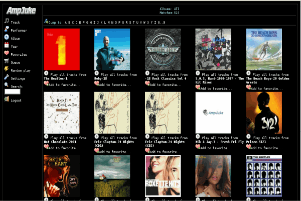 AmpJuke - free Manage and stream your music v0.8.5 AmpJuke - free Manage and stream your music v0.8.5